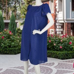 Vintage Jody Purple Ripple Shift Dress XL Indie Sleaze